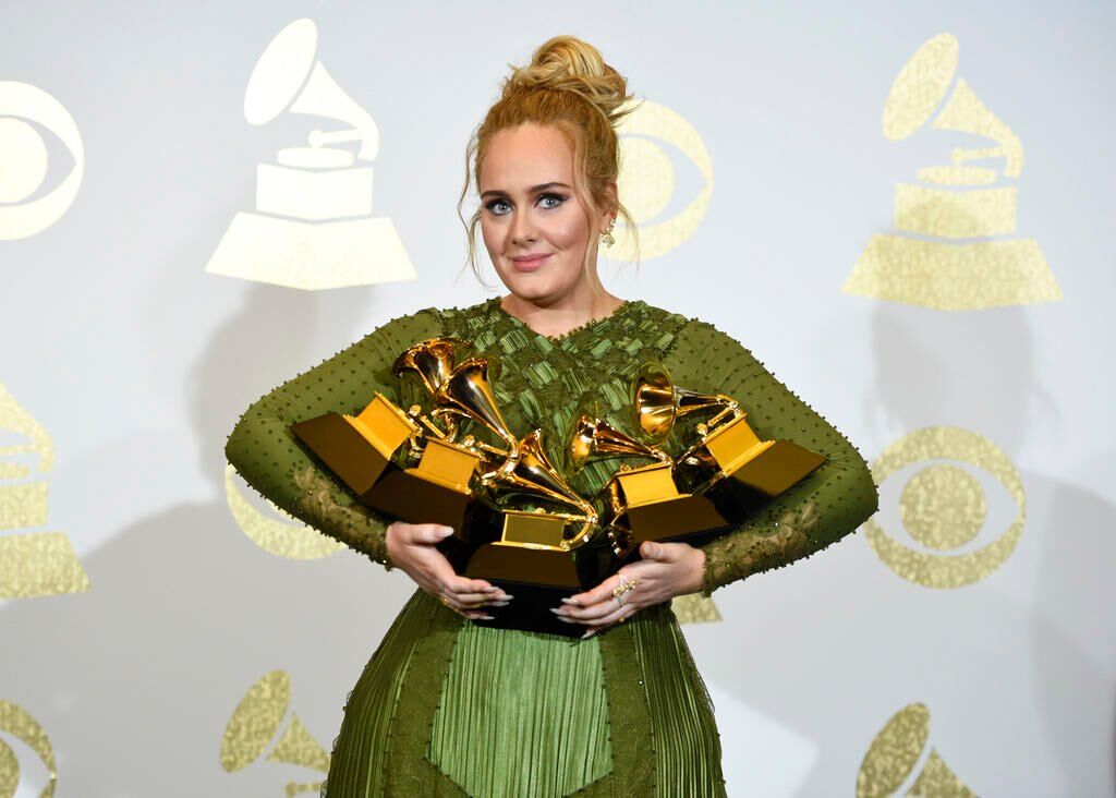 APTOPIX The 59th Annual Grammy Awards - Press Room